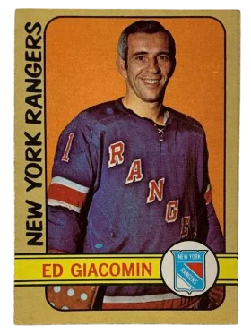 165 Ed Giacomin 1972 73 from Topps Front