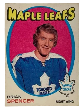 198 Brian Spencer 1971 72 O Pee Chee from Ex Front