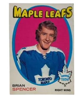 198 Brian Spencer 1971 72 O Pee Chee from Nm Front