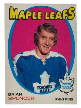 198 Brian Spencer 1971 72 O Pee Chee from Nm Front
