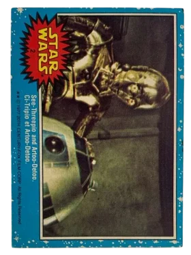 2 See Threepio And Artoo Detoo 1977 Topps Star from Wars Front