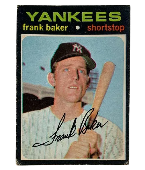 213 Frank Baker 1971 from Topps Front