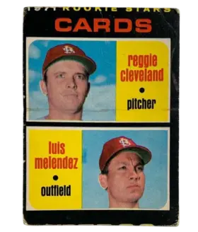 216 Cards 1971 Rookie Stars Reggie Cleveland Luis Melendez Rs Rc 1971 from Topps Front