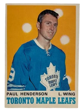 217 Paul Henderson 1970 71 O Pee from Chee Front