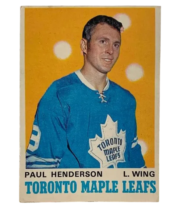 217 Paul Henderson 1970 71 O Pee Chee from Front Ex