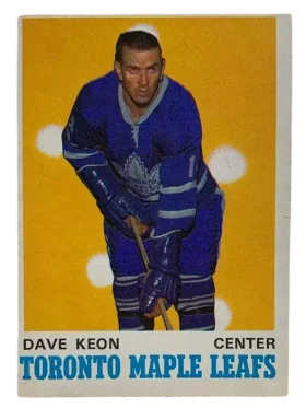 219 Dave Keon 1970 71 O Pee from Chee Front
