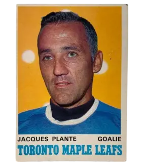 222 Jacques Plante Nm 1970 71 O Pee from Chee Front