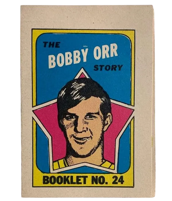 24b Bobby Orr 1971 72 Topps from Booklets Front