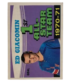 250 Ed Giacomin 1971 72 O Pee from Chee Front