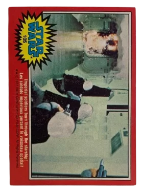 26a Imperial Soldiers Burn Through The Starship 1977 Topps Star Wars from Uk Front