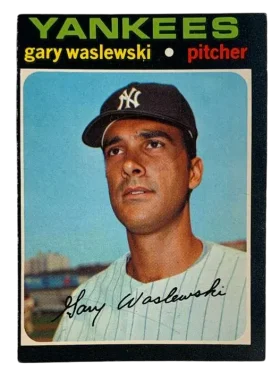 277 Gary Waslewski 1971 from Topps Front