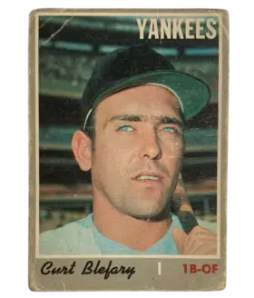 297 Curt Blefary 1970 from Topps Front