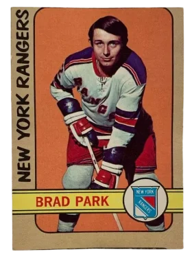 30 Brad Park 1972 73 Topps from Front 1
