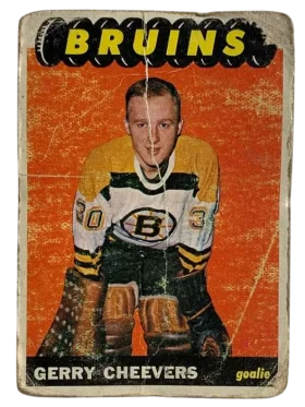 31 Gerry Cheevers 1965 66 from Topps Front
