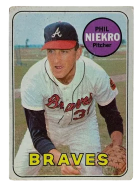 355 Phil Niekro 1969 from Topps Front
