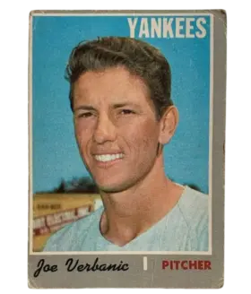 416 Joe Verbanic 1970 from Topps Front