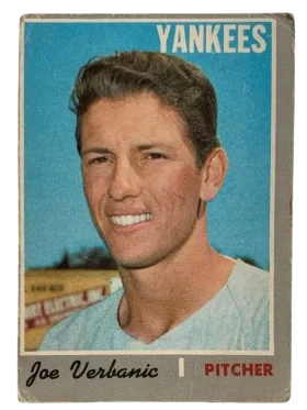 416 Joe Verbanic 1970 from Topps Front
