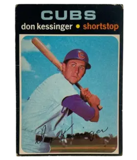 455 Don Kessinger 1971 from Topps Front