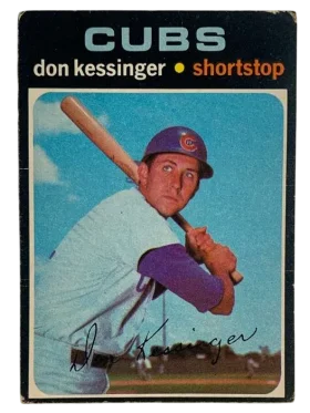 455 Don Kessinger 1971 from Topps Front