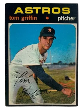 471 Tom Griffin 1971 from Topps Front