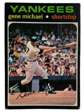 483 Gene Michael 1971 from Topps Front