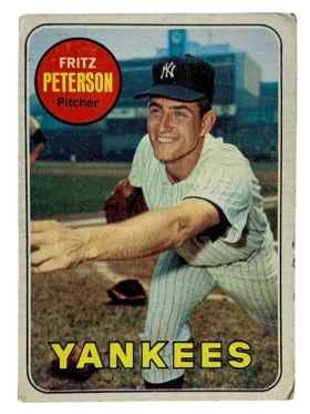 495 Fritz Peterson 1967 from Topps Front