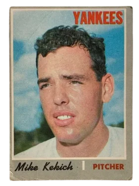 536 Mike Kekich 1970 from Topps Front