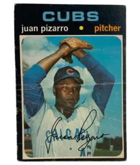 647 Juan Pizarro 1971 from Topps Front