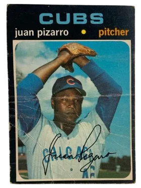 647 Juan Pizarro 1971 from Topps Front