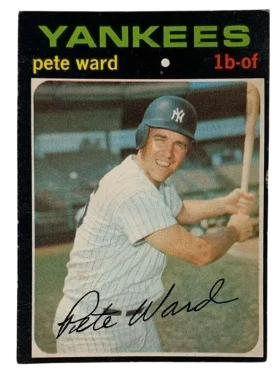 667 Pete Ward 1971 from Topps Front