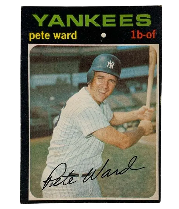667 Pete Ward 1971 from Topps Front