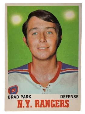 67 Brad Park 1970 71 from Topps Front