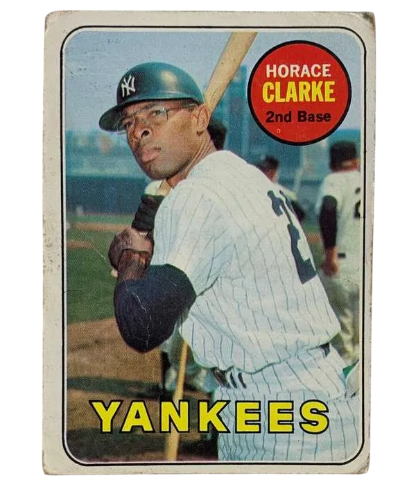 87 Horace Clarke 1969 from Topps Front