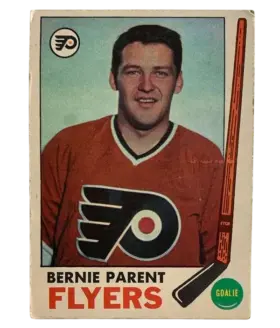 89 Bernie Parent Stamp 1969 70 from Topps Front
