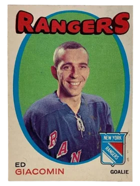 90 Ed Giacomin 1971 72 from Topps Front