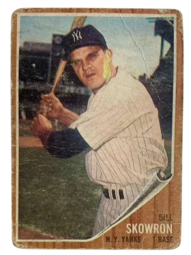 110a Bill Skowron 1962 from Topps Front