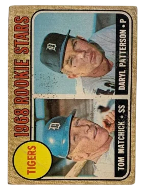 113 Tigers 1968 Rookie Stars Tom Matchick Daryl Patterson Rs Rc 1968 O Pee from Chee Front