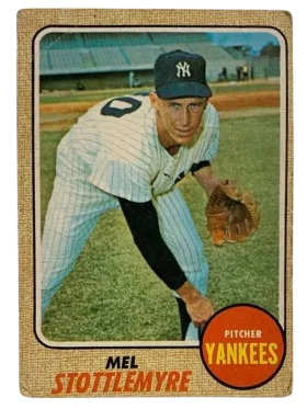 120 Mel Stottlemyre 1968 O Pee from Chee Front