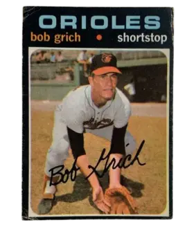 193 Bob Grich 1971 O Pee from Chee Front