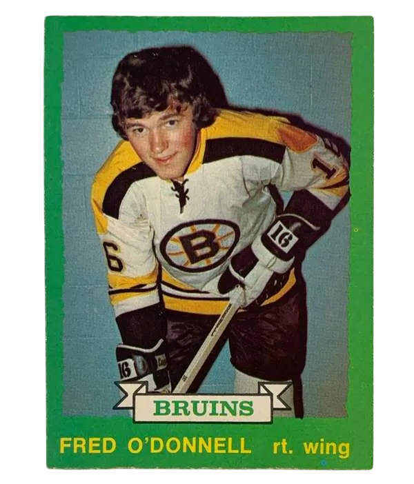 223 Fred O Donnell 1973 74 O Pee Chee Pee Chee Light from Backs Front