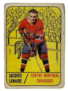 3 Jacques Lemaire 1967 68 from Topps Front