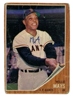 300 Willie Mays 1963 from Topps Front
