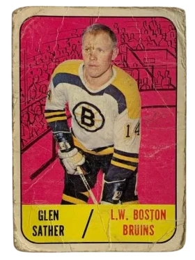 38 Glen Sather 1967 68 from Topps Front