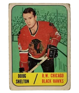 53 Doug Shelton 1967 68 from Topps Front