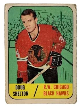 53 Doug Shelton 1967 68 from Topps Front