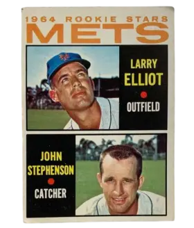 536 Mets 1964 Rookie Stars Larry Elliot John Stephenson Rs Rc 1964 from Topps Front
