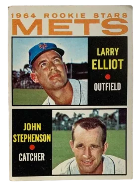 536 Mets 1964 Rookie Stars Larry Elliot John Stephenson Rs Rc 1964 from Topps Front