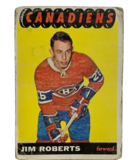 74 Jim Roberts 1965 66 from Topps Front