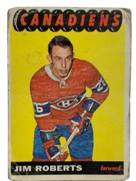 74 Jim Roberts 1965 66 from Topps Front