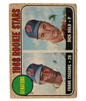 96 Senators 1968 Rookie Stars Frank Coggins Dick Nold Rs Rc 1968 O Pee from Chee Front